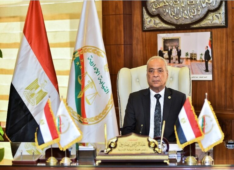 رئيس النيابة الإدارية المستشار عبد الراضي صديق