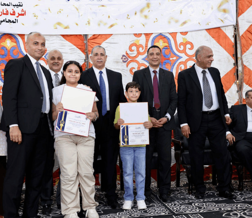 نقيب المحامين يشارك في حفل تكريم المتفوقين من السادة المحامين وأبنائهم بنقابة السويس