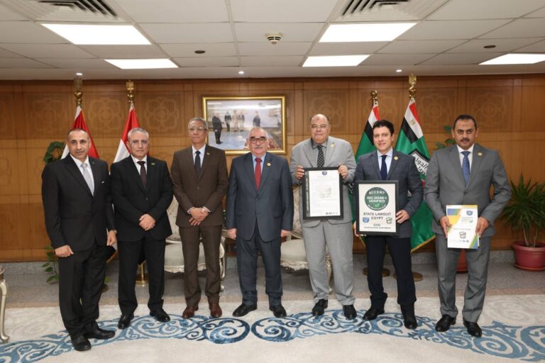 «قضايا الدولة» تحصل على المصادقة الدولية لشهاده تقارير غازات الانحباس الحراري كأول جهة حكومية في مصر