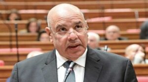 المستشار هشام بدوي رئيس مجلس النواب يستقبل رئيس المحكمة الدستورية العليا