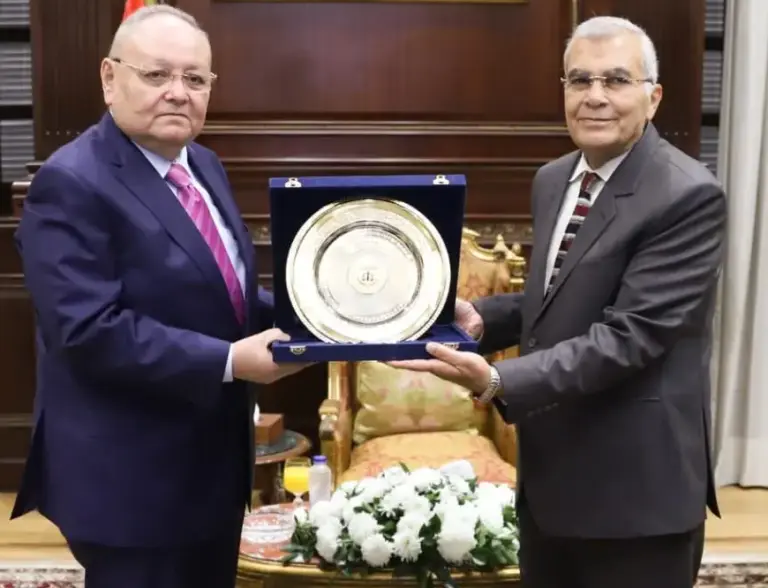 رئيس مجلس الدولة يهنئ رئيس مجلس الشيوخ بمناسبة توليه المنصب